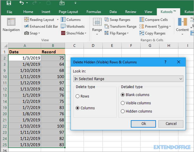 excel for mac remove every 3 lines
