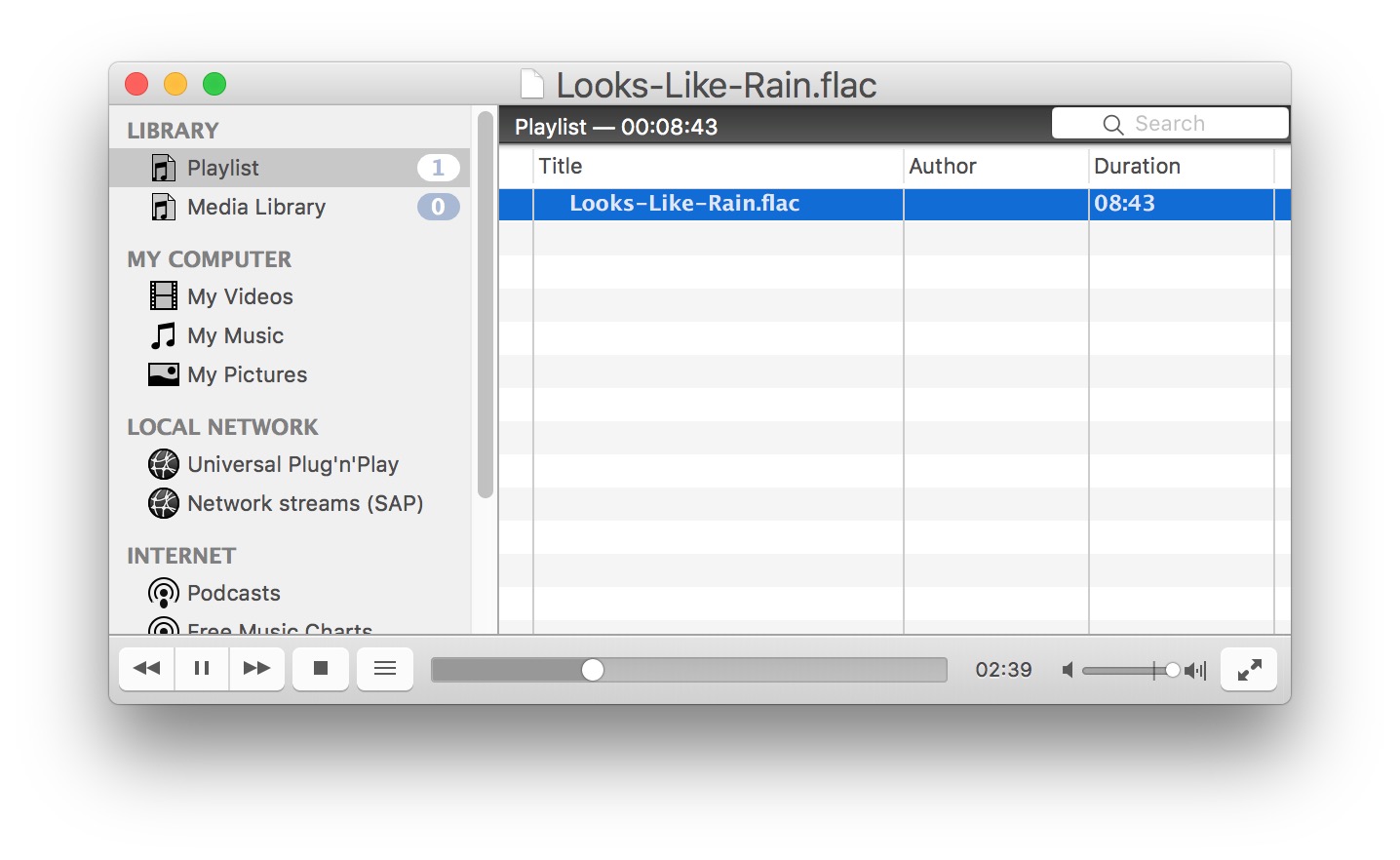 flac media player for mac